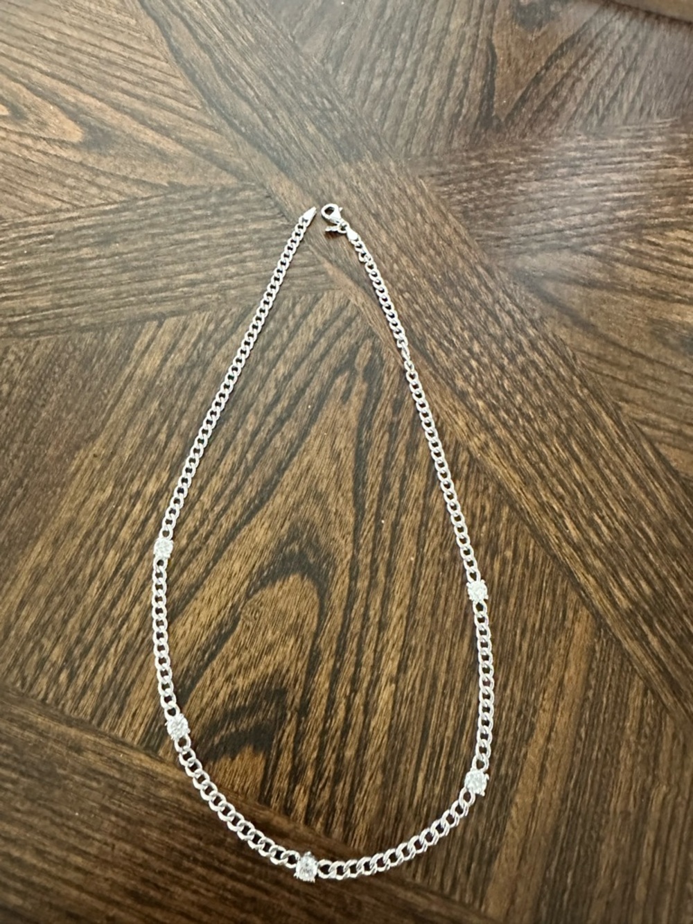 Diamonique Station Chain